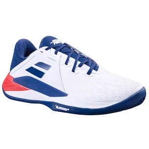 Herren Tennisschuhe Babolat Propulse Fury 3 Clay Men White/Estate Blue