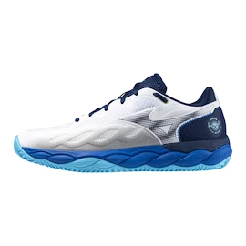 Herren Tennisschuhe Mizuno Wave Enforce Court CC White/Estate Blue/River Blue