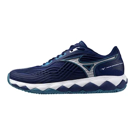 Herren Tennisschuhe Mizuno Wave Enforce Tour 2 CC Bellwether Blue/White