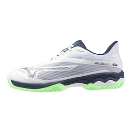 Herren Tennisschuhe Mizuno Wave Exceed Light 2 M White/Vintage Indigo