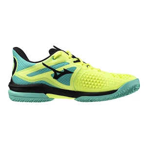 Herren Tennisschuhe Mizuno Wave Exceed Tour 6 CC Sunny Lime/Black/Atlantis  EUR 42