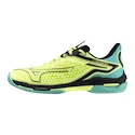 Herren Tennisschuhe Mizuno Wave Exceed Tour 6 CC Sunny Lime/Black/Atlantis  EUR 42