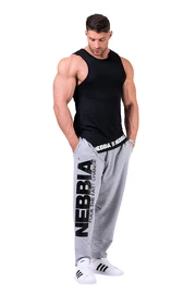 Herren Trainingshose Nebbia Beast Mode On iconic sweatpants 186 grey