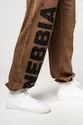 Herren Trainingshose Nebbia  Washed-off Gym Sweatpants Baggy Style GYM BRO Ligth Brown