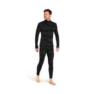 Herren Unterhose Icebreaker Merino 260 Vertex Leggings Snow Guide Black/Galaxy/J  S