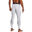 Herren Unterhose Under Armour HeatGear Leggings White S