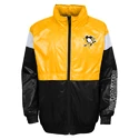 Jacke für Jungen Outerstuff  GOAL LINE STANCE FZ WINDBREAKE PITTSBURGH PENGUINS