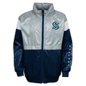 Jacke für Jungen Outerstuff  GOAL LINE STANCE FZ WINDBREAKE SEATTLE KRAKEN