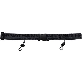 Jogginggürtel Nathan Race Number Nutrition Waistbelt Black/Refletive