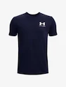 Jungen-T-Shirt Under Armour  SPORTSTYLE LEFT CHEST SS-NVY