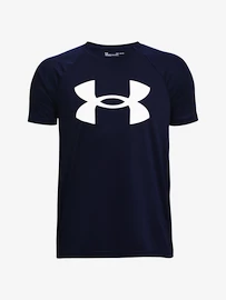 Jungen-T-Shirt Under Armour Tech Big Logo SS-NVY