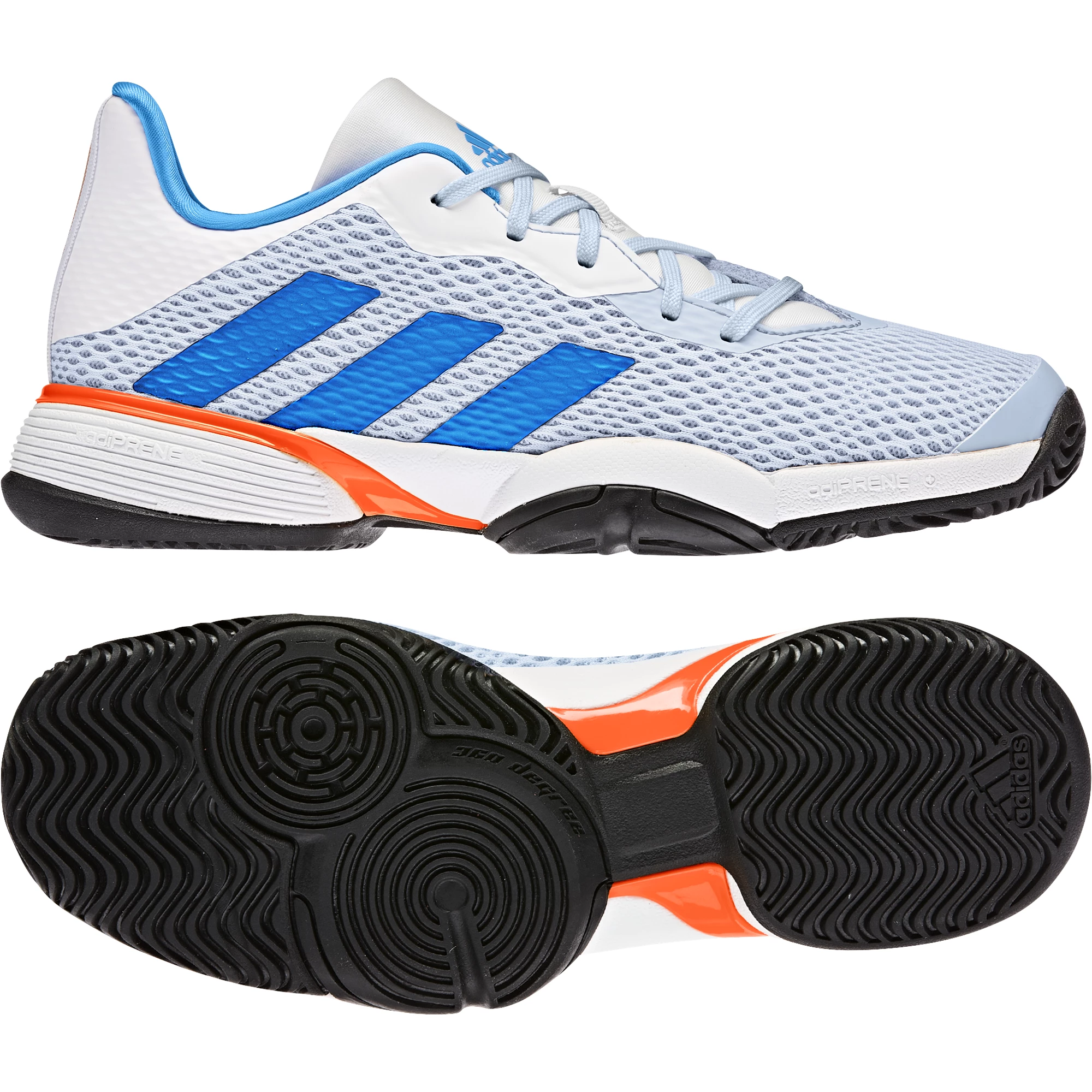 Junior Tennisschuhe adidas Barricade K Blue White EUR 36 Sportega