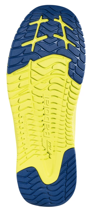 Junior Tennisschuhe Babolat Pulsion All Court JR Dark Blue Yellow EUR 38 5