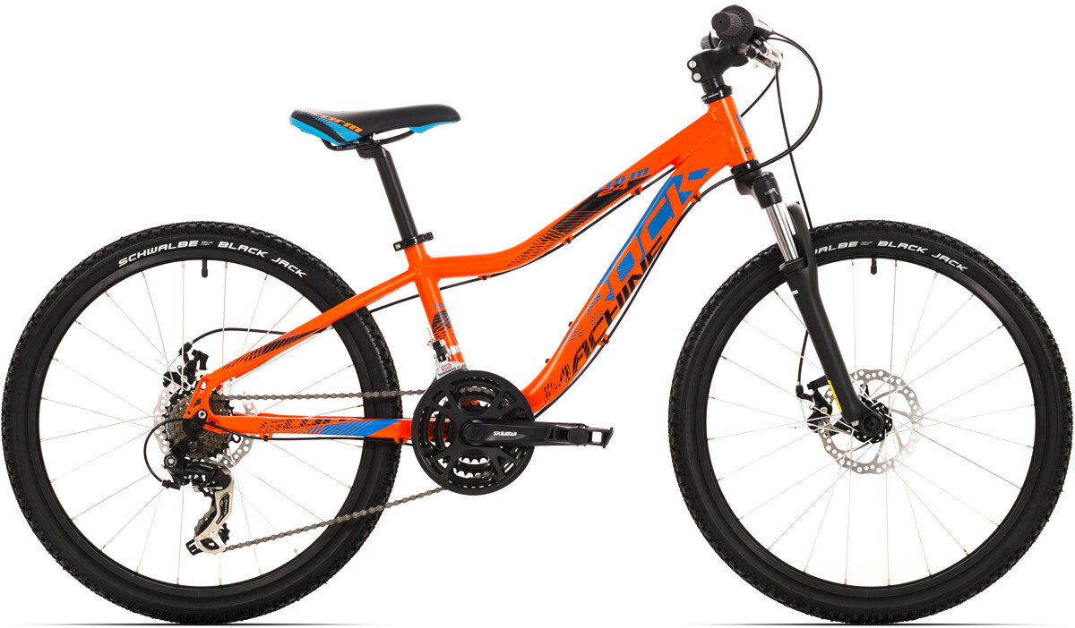 Kinder Fahrrad Rock Machine 24 Storm 24 Orange