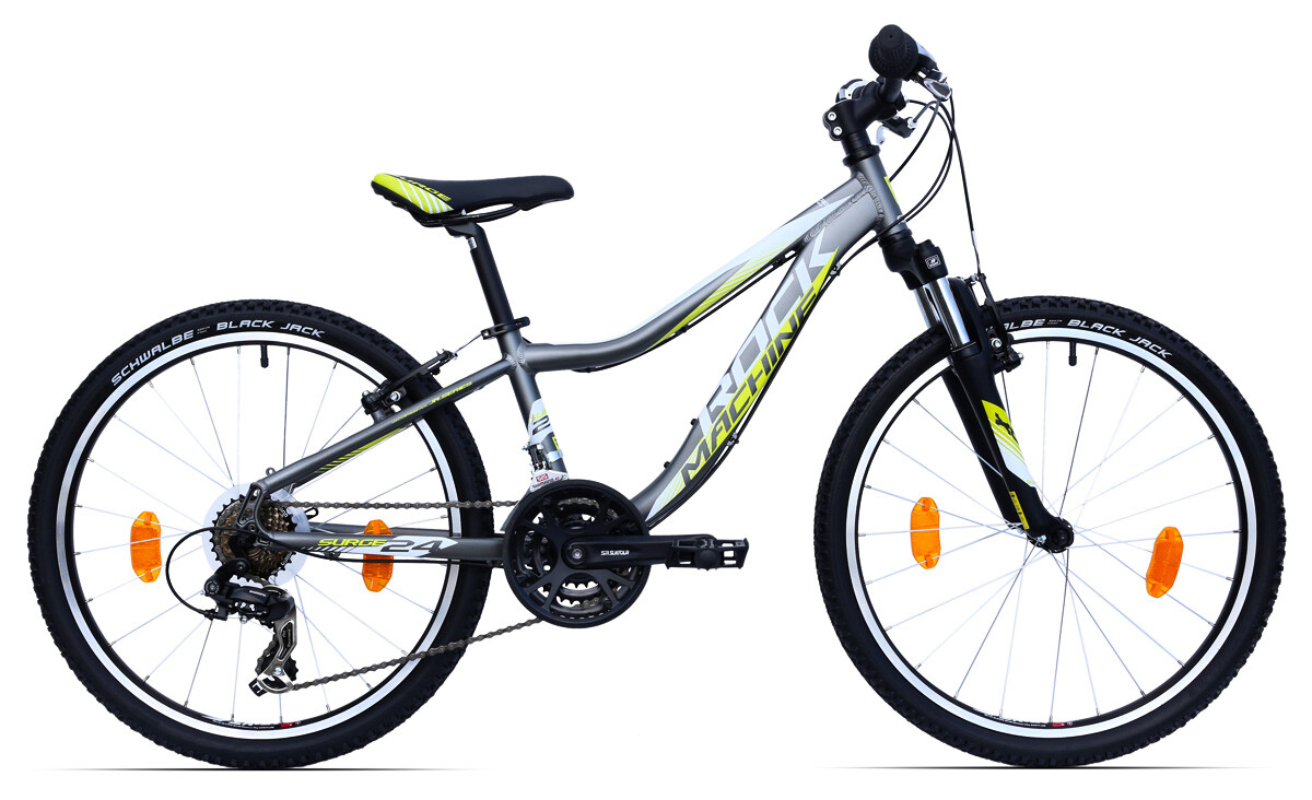 Kinder Fahrrad Rock Machine 24 Surge 24 grau