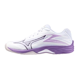 Kinder-Hallenschuhe Mizuno Lightning Star Z7 Jr. White/Patrician Purple/Quince