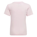 Kinder T-Shirt adidas  Essentials 3-Stripes Clear Pink