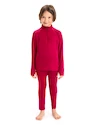 Kinder T-Shirt Icebreaker  K 260 Tech LS Half Zip Cherry 4