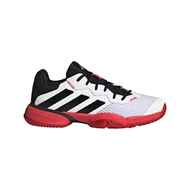 Kinder Tennisschuhe adidas Barricade K White/Core Black