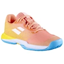 Kinder Tennisschuhe Babolat Jet Mach 3 All Court Girl Coral/Gold Fusion