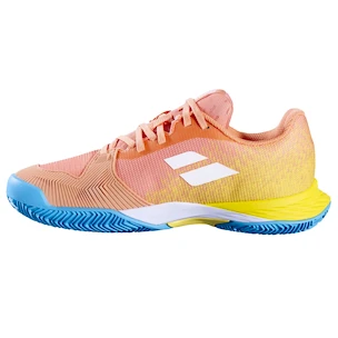 Kinder Tennisschuhe Babolat Jet Mach 3 All Court Girl Coral/Gold Fusion