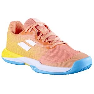 Kinder Tennisschuhe Babolat Jet Mach 3 All Court Girl Coral/Gold Fusion