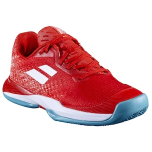 Kinder Tennisschuhe Babolat Jet Mach 3 Junior Clay Girl Fiesta Red