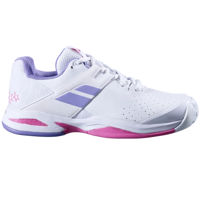 Kinder Tennisschuhe Babolat Propulse All Court Junior Girl White Lavender