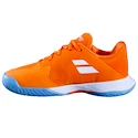 Kinder Tennisschuhe Babolat Propulse Junior 3 AC Boy Orange Peel