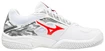 Kinder Tennisschuhe Mizuno  Breakshot 3 CC White/IgnititonRed