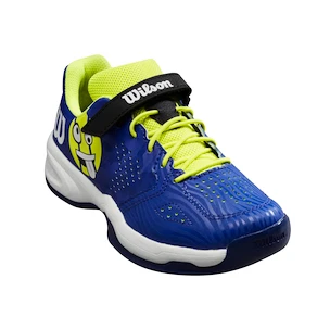 Kinder Tennisschuhe Wilson Kaos Emo K Blue/Safety Yellow