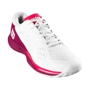 Kinder Tennisschuhe Wilson Rush Pro Ace Jr White/Beet Red