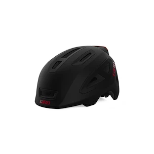 Kinderhelm Giro Scamp  II LED Mat Black/Red S