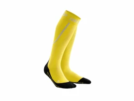 Kompressionssocken für Frauen CEP Yellow/Black