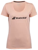 Mädchen T-Shirt Babolat  Exercise Babolat Tee Girl Tropical Peach