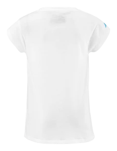 Mädchen T-Shirt Babolat  Exercise Cotton Tee Girl White