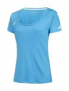 Mädchen T-Shirt Babolat  Play Cap Sleeve Top Girl Cyan Blue 8 - 10 Jahre