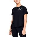 Mädchen T-Shirt Under Armour HeatGear SS Black