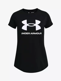 Mädchen T-Shirt Under Armour Live Sportstyle Graphic SS-BLK