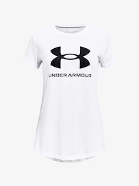 Mädchen T-Shirt Under Armour SPORTSTYLE LOGO SS-WHT