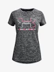 Mädchen T-Shirt Under Armour  Tech BL Twist SS-BLK L