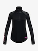 Mädchen T-Shirt Under Armour  Tech Graphic 1/2 Zip -BLK L