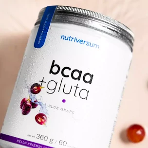 Nutriversum BCAA+Gluta 360 g Trauben