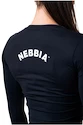 Oberteil für Frauen Nebbia Hero Sporty Hero crop top long sleeve black