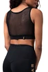 Oberteil für Frauen Nebbia Intense Gold Mesh Mini Top 830 black