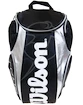 Schlägerrucksack Wilson Tour LG Backpack Black/Silver ´13