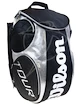 Schlägerrucksack Wilson Tour LG Backpack Black/Silver ´13