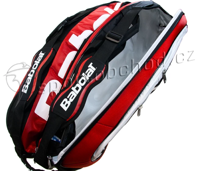 Schl gertasche Babolat Team Line Racket Holder X12 Red 12 Sportega