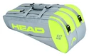 Schlägertasche Head  Core Combi 6R Grey/Neon Yellow