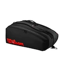 Schlägertasche Wilson  Clash V3 15PK Racquet Bag Black/Infrared